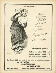 エマニュエル・バルセ（1870-1940）によるイラスト（Le Rire誌、23/01/09） - アーティスト紹介 - レクラメーション 広報・衛生 - Poppy Cadet 作： Emmanuel Barcet