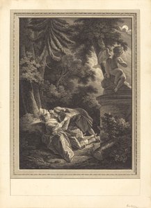 夜 作： Emmanuel Jean Nepomucène de Ghendt after Pierre Antoine Baudouin