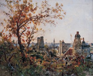 ボーリュー・レ・ロッシュ、1886年10月（絵画） 作： Emmanuel Lansyer