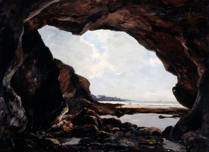 リスの洞窟、ドゥアルヌネツ、1876 作： Emmanuel Lansyer