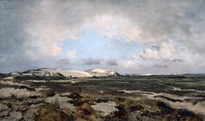 砂丘で、1881 作： Emmanuel Lansyer
