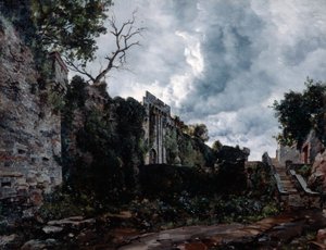 シャトードクリッソンのメインゲート、1884年 作： Emmanuel Lansyer