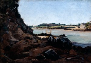 リレトリスタン海峡、1873年 作： Emmanuel Lansyer
