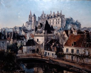 コルデリエール港とロシュ城、1891年。