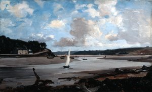 ハーフタイドの川、1874年。
