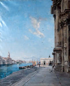 マドンナデッラサルーテ教会からの眺め、1892年 作： Emmanuel Lansyer