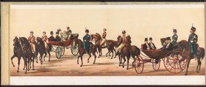 ハールレムの行列、1872年（プレート8） 1872 年 4 月 1 日、ハールレムで開催された行列。 (オブジェクトのシリーズ タイトル) 作： Emrik and Binger