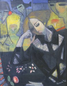 スタジオでのAmy 作： Endre Roder