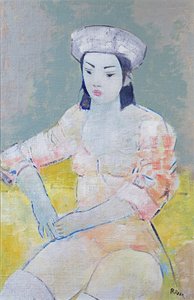 Dancer, 2004 （油彩・キャンバス 作： Endre Roder