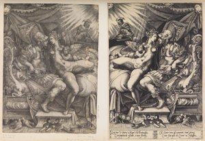 火星と金星、1543年。 作： Enea Vico