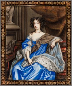 モデナのメアリーの肖像、1673年頃。 作： English Nicholas Dixon c. 1645¨after 1708.