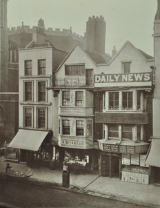 1884年ロンドン市フリートストリート185番 作： English Photographer