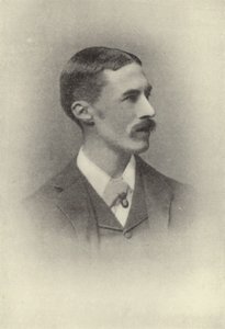 1896年にロンドンで撮影されたA・E・ハウスマン（モノクロ写真 作： English Photographer