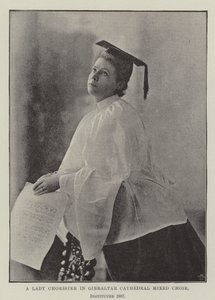 1887年に制定されたジブラルタル大聖堂混声合唱団の聖母殿 作： English Photographer