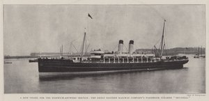 Harwich-Antwerpサービスの新しい船、Great Eastern Railway Companys Passenger Steamer Brussels 作： English Photographer