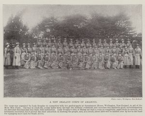 アマゾンのニュージーランド軍団、1900 作： English Photographer