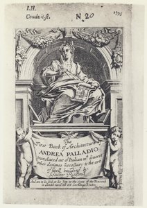 A Palladio, The First Book of Architecture, Tr G Richards 1668 (b/w photo) 作： English Photographer