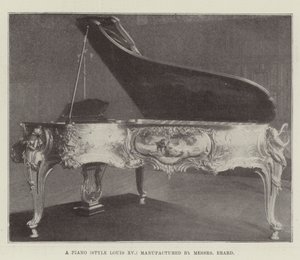 メッサーズエラードによって製造されたピアノ（スタイルLouis XV） 作： English Photographer