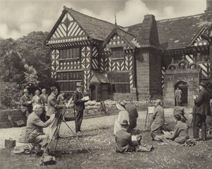 スピーク・ホールでのスケッチ・クラス（モノクロ写真 作： English Photographer