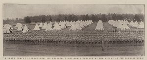 ピーターマリッツバーグの野営地でパレードされた帝国の軽馬、イレギュラーの賢い軍団 作： English Photographer