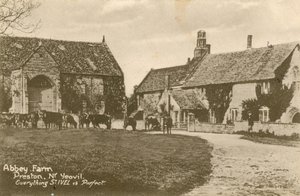ヨービル近くのプレストンの修道院。 1913年に送られたはがき。 作： English Photographer
