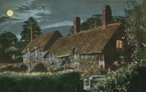 アンハザウェイズコテージ。 1913年に送られたはがき。 作： English Photographer