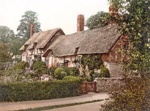 ストラットフォードアポンエイボンのアンハサウェイコテージ、1890〜1900年 作： English Photographer