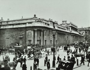 イングランド銀行、スレッドニードルストリート、ロンドン市、1890