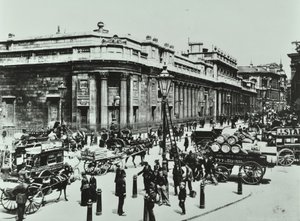 イングランド銀行、スレッドニードルストリート、ロンドン市、1890
