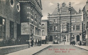弓公衆浴場と図書館、ローマンロード、ロンドン 作： English Photographer
