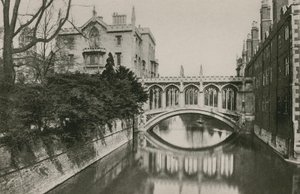 ため息橋、セントジョンズ大学、ケンブリッジ 作： English Photographer