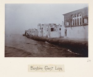 ブシャー海岸線、「カーゾン卿のペルシャ湾ツアーの写真」より、11 月 作： English Photographer