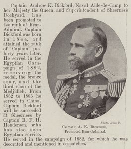 キャプテンAKビックフォード、昇格した海軍大将 作： English Photographer