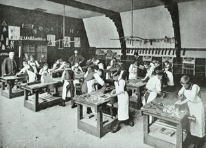 大工職、1896年 作： English Photographer