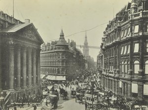 チープサイド、マンションハウス、ロンドン市、1885年 作： English Photographer