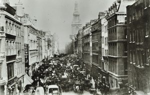 チープサイド、ボウチャーチ、ロンドン市、1880年 作： English Photographer