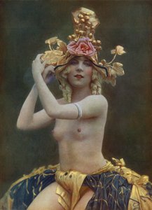 パリ、フォリー・ベルジェールのダンサー、クリシス（写真） 作： English Photographer
