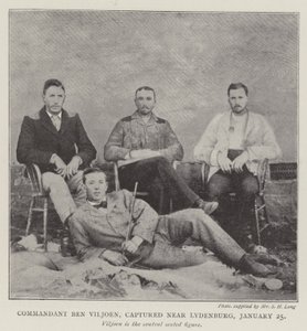 1月25日、リデンブルク近郊で捕獲されたベンビルジョエン司令官 作： English Photographer