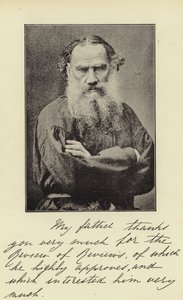 トルストイ伯 作： English Photographer