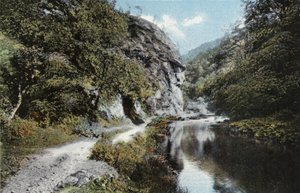ダブデール、ライオンに面したロック 作： English Photographer