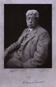 エドワード・ガーネット（イギリスの作家、文芸評論家、編集者）（モノクロ写真 作： English Photographer
