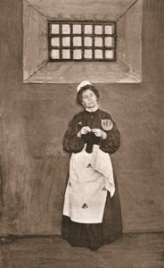ホロウェイ刑務所の独房でのエメリン・パンクハースト 作： English Photographer