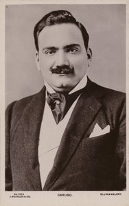 エンリコ・カルーソ、イタリアのテノール（1873-1921） 作： English Photographer