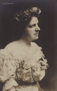 Fanny Davies、イギリスのピアニスト 作： English Photographer