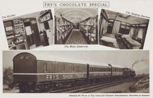 フリス・チョコレート・スペシャル・トレイン（モノクロ写真 作： English Photographer