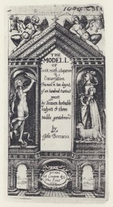G・ボッカチオ『ウィットのモデル』『デカメロン』T・コーツ・フォー・B・アレン・アンド・W・ホープ 1634年（モノクロ写真 作： English Photographer