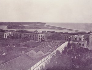 Galle Face and Barracks、コロンボ、セイロン 作： English Photographer