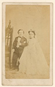 トムサム将軍と彼の妻 作： English Photographer