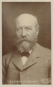 ジョージキャドバリー（1839-1922）、英国のチョコレートメーカー、社会問題のキャンペーン担当 作： English Photographer