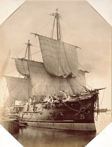 HMS Triumph、1870（セピア写真）